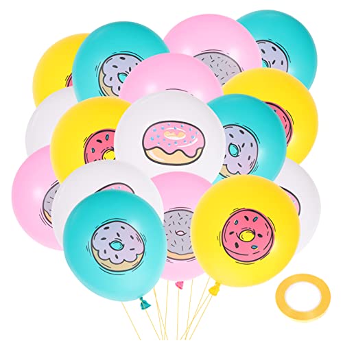 CHILDWEET 32st Donut-latexgas Dekorative Luftballons Geburtstag Mylar-ballon Donut-partyzubehör Cartoon-ballons Donut-geburtstagsparty-dekorationen Partyballons Emulsion Baby Film Hochzeit von CHILDWEET