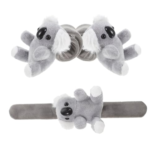 CHILDWEET 3pcs Umarmung Slap Armband Tiere Gefüllte Tiere Plüsch Slap Armbänder Tier Gefülltes Tier Plüsch Kinder Spielzeug Für Geburtstagsfeier Gefälligkeiten von CHILDWEET