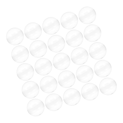 CHILDWEET 50 Stück Gacha-Schale Kaugummi-Automatenkapseln Verkaufsautomatenkugeln Leere Automatenkapseln klare, runde Verkaufskapseln Muscheln zum Basteln Plastik Transparent von CHILDWEET