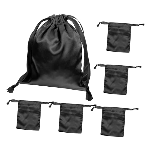 CHILDWEET 5 Stück Kordelzugbeutel Für Schmuck Reise-toilettenartikel Aufbewahrung – Kratzfestes Mini-make-up-organizer-taschenmaterial von CHILDWEET