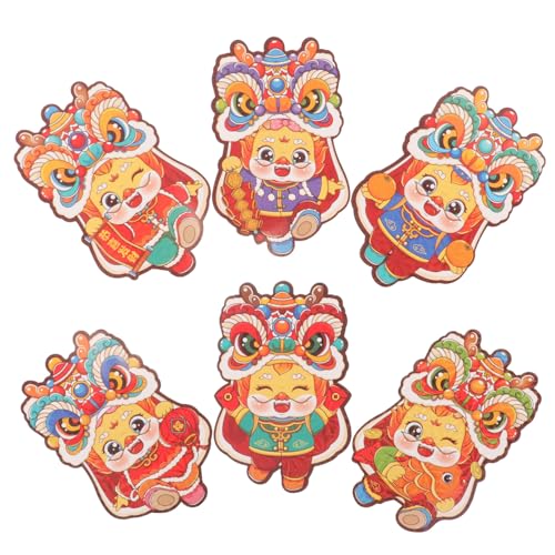 CHILDWEET Künstlerischer Chinesischer Stil 6er-pack Rote Umschläge Glücksgeldumschläge Zum Jahr Des Drachen 2024 Als Festivaldekoration CHILDWEET Künstlerischer Chinesischer Stil 6er-pack Rote Umschläge Glücksgeldumschläge Zum Jahr Des Drachen 2024 Als Festivaldekoration von CHILDWEET