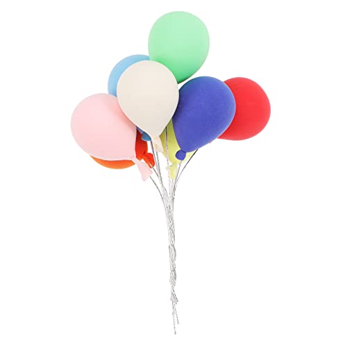 CHILDWEET Ballondekorationen Miniatur-ballonspielzeug-set 8-teilig Mini-tonballons Für 1:12 Puppenhaus-dekorationen von CHILDWEET