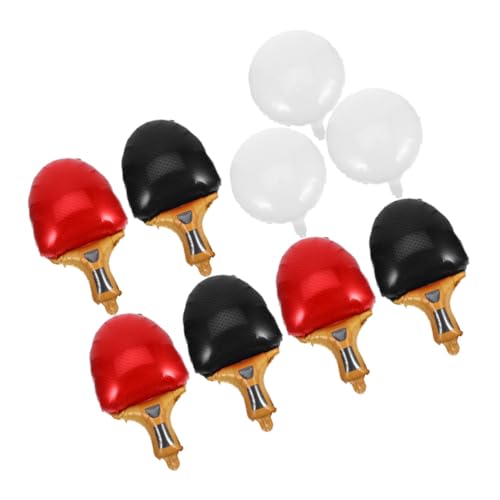 CHILDWEET 9 Stück Teiliges Tischtennis Partyballon mit Langlebigen Wiederverwendbaren Folienballons in Tischtennisball und Schlägerform für Sport Mottopartys Geburtstage Indoor und Outdoor CHILDWEET 9 Stück Teiliges Tischtennis Partyballon mit Langlebigen Wiederverwendbaren Folienballons in Tischtennisball und Schlägerform für Sport Mottopartys Geburtstage Indoor und Outdoor von CHILDWEET