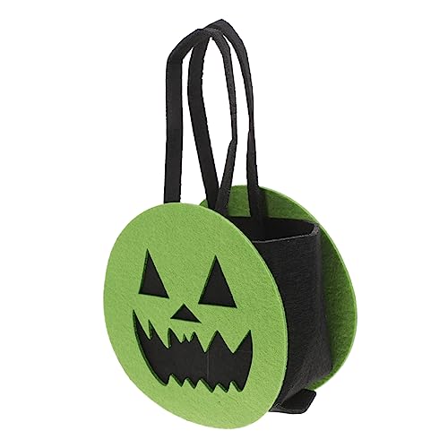 CHILDWEET Halloween-süßigkeitsbeutel Beutetaschen Zellophanbeutel Halloween-windsack Klare Kekstüten Füllstoffe Partytaschen Thanksgiving-leckerli-taschen Aufkleber Halloween Vlies Green von CHILDWEET