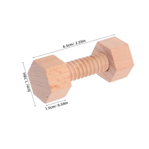 CHILDWEET Holzbausteine Schrauben Teilig für Kleinkinder Robustes Holzspielzeug zur Feinmotorik und Räumliches Sicherer Bauspaß für Jungen und Mädchen Ab Jahren Kreatives Lernspielzeug von CHILDWEET