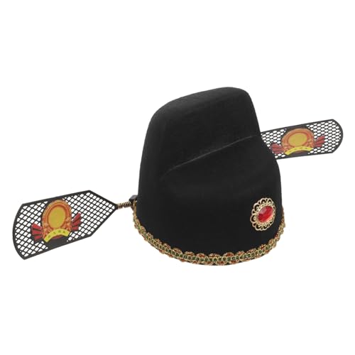 CHILDWEET Kaiser hut orientalische Mütze im chinesischen Stil Kaiserhut mit Zopf Tiara Motorhaube für Männer Hut für Cosplay festliche Kopfbedeckung Hanfu offizieller Hut Asien Kleidung Mann von CHILDWEET