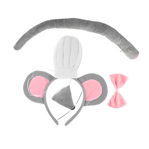 CHILDWEET -kostüm-set Ohren Stirnband Fliege Set Für Halloween Cosplay Komplettes Rattenohren-stirnband-set CHILDWEET -kostüm-set Ohren Stirnband Fliege Set Für Halloween Cosplay Komplettes Rattenohren-stirnband-set von CHILDWEET