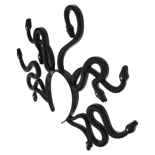 CHILDWEET Von Der Medusa Inspiriertes Stirnband Mit Schlangenschnalle Halloween-kostüm Karnevals-kopfschmuck Mit Strasssteinen Für Partys von CHILDWEET