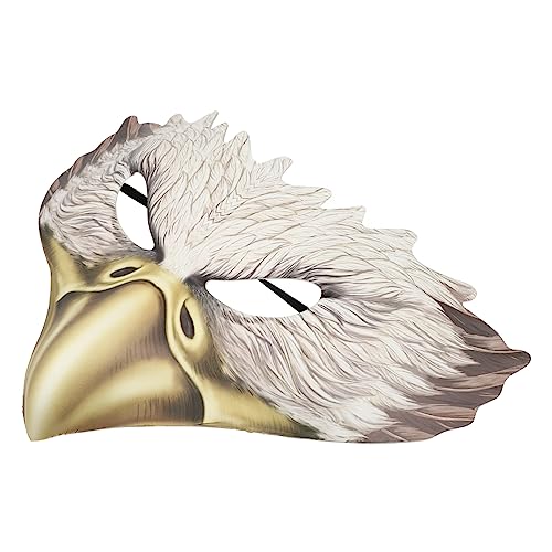 CHILDWEET Party Maske Halloween-3d-tiermaske Adler-gesichtsmaske Anime-cosplay-masken Vogel Maske Tierische Halbgesichtsmaske Adler-partymaske Adlerhälfte Coole Maske Venedig Bilden Kind von CHILDWEET