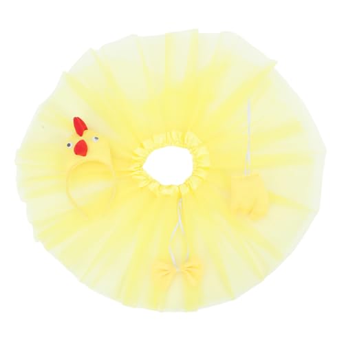 CHILDWEET Hühner-stirnband Und - Für Die Osterfeier. Tutu Mit Realistischem Tier-kopfschmuck Für Cosplay Und Mottopartys CHILDWEET Hühner-stirnband Und - Für Die Osterfeier. Tutu Mit Realistischem Tier-kopfschmuck Für Cosplay Und Mottopartys von CHILDWEET