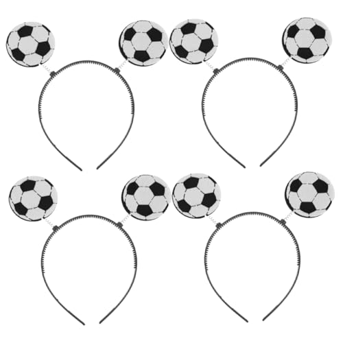 CHILDWEET Stirnband Für Fußballfans Haarbänder Für Frauen Und Mädchen Fußball-stirnband Für Jungen Sportparty- Partyzubehör Zum Thema Fußball CHILDWEET Stirnband Für Fußballfans Haarbänder Für Frauen Und Mädchen Fußball-stirnband Für Jungen Sportparty- Partyzubehör Zum Thema Fußball von CHILDWEET
