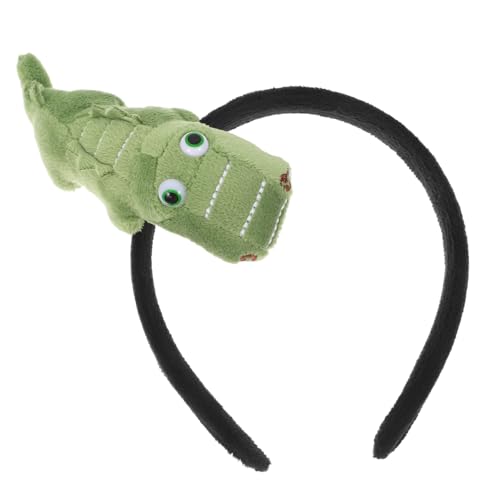 CHILDWEET Grünes Stofftier-party-stirnband Cosplay-kopfschmuck Lustiger Haarverschluss Für Geburtstags-festival- von CHILDWEET