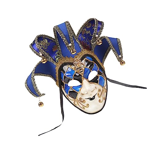Venezianische , Kostüme für Erwachsene, italienisches Kostüm, Schal- , Kostüm, der Oper, , Weinkleidung, Dekoration, blaue Gesichtsmaske von CHILDWEET