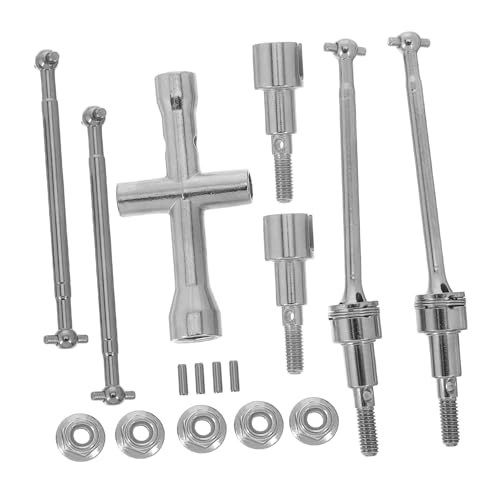 CHILDWEET Zubehör für RC-Autos Autozubehörteil Ersatzradbaugruppe Walker-Teile Fahren Auto Teil Metall Silver von CHILDWEET