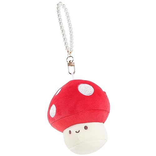 CHILDWEET Niedlicher Pilz-schlüsselanhänger Plüsch-pilz-spielzeug-charme Für Rucksacktasche von CHILDWEET