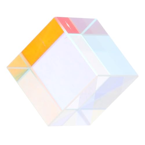 CHILDWEET Optisches Prismenset Hochwertigem Kristallglas Präzise Lichtbrechung Für Physikunterricht Fotografie Und Kreative Dekoration Rgb Dispersionswürfel Für Vielseitige Anwendungen von CHILDWEET