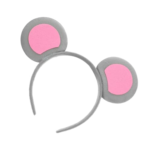 CHILDWEET Stirnband Mit Mausohren Tier-stirnband Mit Rattenohren Lustige Foto-requisite Bequem Und Stilvoll Für Jedes Alter von CHILDWEET