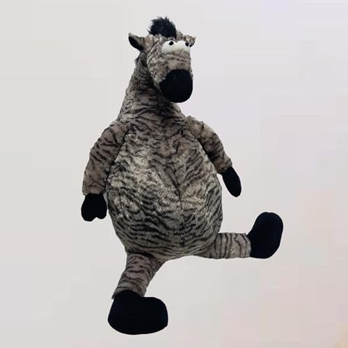 CHINOCO super kuschelweicher Esel mit Kugelbauch Plüschtier Stofftier Spielzeug L35cm von CHINOCO