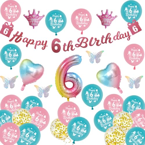 12.Geburtstag Deko Rosa Regenbogen Set -Happy Birthday Banner Krone Herz Zahl Zahlen Folienballons Luftballon Konfetti Ballons Bunt Schmetterlinge Geschenk für 12 Jahre Mädchen Kinder Party Dekoration 12.Geburtstag Deko Rosa Regenbogen Set -Happy Birthday Banner Krone Herz Zahl Zahlen Folienballons Luftballon Konfetti Ballons Bunt Schmetterlinge Geschenk für 12 Jahre Mädchen Kinder Party Dekoration von CHINPING