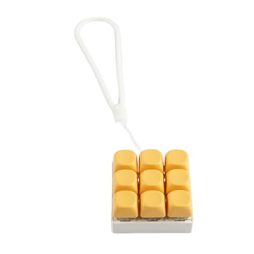 9-Tasten-Tastatur-Klick-Spielzeug, Schlüsselanhänger, mechanische Schalter, Tester für Training und Reisebegleiter 9-Tasten-Tastatur-Klick-Spielzeug, Schlüsselanhänger, mechanische Schalter, Tester für Training und Reisebegleiter von CHIZISX