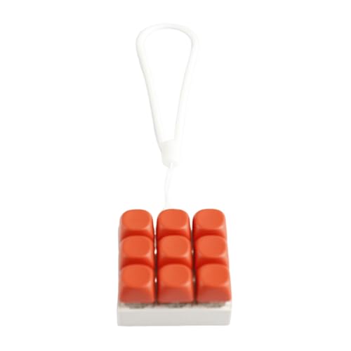 9-Tasten-Tastatur-Klick-Spielzeug, Schlüsselanhänger, mechanische Schalter, Tester für Training und Reisebegleiter 9-Tasten-Tastatur-Klick-Spielzeug, Schlüsselanhänger, mechanische Schalter, Tester für Training und Reisebegleiter von CHIZISX