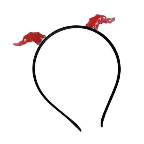 Anime Stirnband Cosplay Requisiten Festlicher Teufel Haarreifen Teufel Styling für Con Karneval Stirnbänder Leichte Hörner von CHIZISX