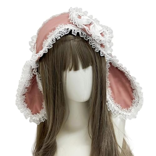 CHIZISX Entzückende Stirnbänder, Cartoon-Kaninchen, Haarreif, auffälliger Kopfschmuck für Halloween, Cosplay, Rollenspiele, Ohrhaarband für Frauen CHIZISX Entzückende Stirnbänder, Cartoon-Kaninchen, Haarreif, auffälliger Kopfschmuck für Halloween, Cosplay, Rollenspiele, Ohrhaarband für Frauen von CHIZISX