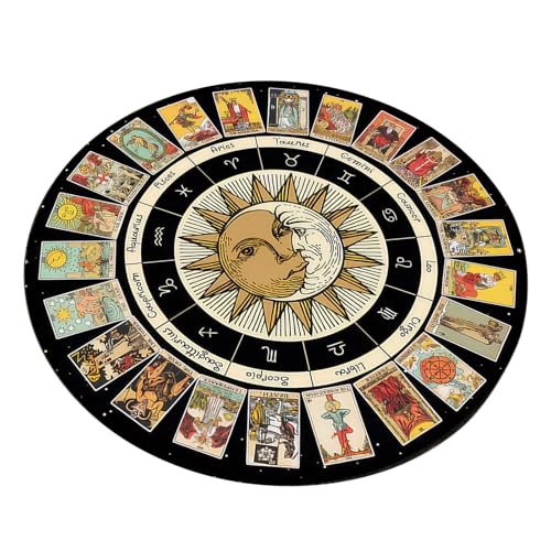 CHIZISX Heilungen Steinenergiegeneratoren Altäre Tarot Tarot Kartenmuster Altäre Tarotkartenpolster Wirchelne Pendel Zeremonie Matte von CHIZISX