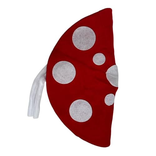 CHIZISX Kreativer Pilzhut, bequemer Heagear-Hut, verstellbare Kopfbedeckung für Halloween-Kostüm, Verkleidungszubehör, Pilzhut CHIZISX Kreativer Pilzhut, bequemer Heagear-Hut, verstellbare Kopfbedeckung für Halloween-Kostüm, Verkleidungszubehör, Pilzhut von CHIZISX