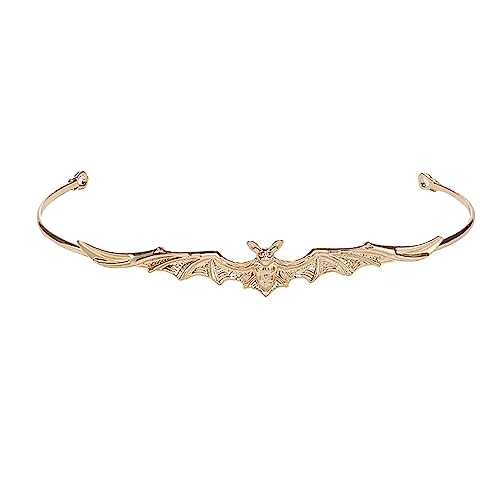 CHIZISX Krone Halloween Fledermausflügel Stirnband Königin Cosplay Party Kopfbedeckung Haarband Cooles Fledermausflügel Stirnband Halloween Dress Up CHIZISX Krone Halloween Fledermausflügel Stirnband Königin Cosplay Party Kopfbedeckung Haarband Cooles Fledermausflügel Stirnband Halloween Dress Up von CHIZISX
