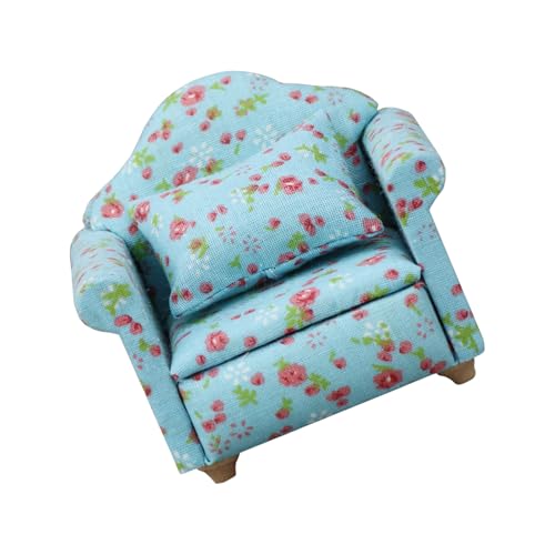 CHIZISX Ländliche Puppenhausmöbel Einzelner Sofa Sessel Mit Holzrahmen Polster Sicher Für Kinder Kreative Aktivität Kind Sicheres Miniatursofa CHIZISX Ländliche Puppenhausmöbel Einzelner Sofa Sessel Mit Holzrahmen Polster Sicher Für Kinder Kreative Aktivität Kind Sicheres Miniatursofa von CHIZISX