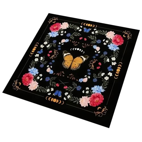 CHIZISX Luxuriöse Velvets Tarots Tischdecke Tarot Karten Lesen Stoff Mystische Tischloh Für Luxuriöses Tabletop Spiel von CHIZISX