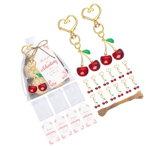 CHIZISX Mehrzweck-Kirschen-Form-Ringe, Festival-Kirschen, Schlüsselanhänger, Dekorationen für Feiern, Familiengeschenke, Kinder, sicher, effizient, Party-Giveaway, Schlüsselanhänger CHIZISX Mehrzweck-Kirschen-Form-Ringe, Festival-Kirschen, Schlüsselanhänger, Dekorationen für Feiern, Familiengeschenke, Kinder, sicher, effizient, Party-Giveaway, Schlüsselanhänger von CHIZISX