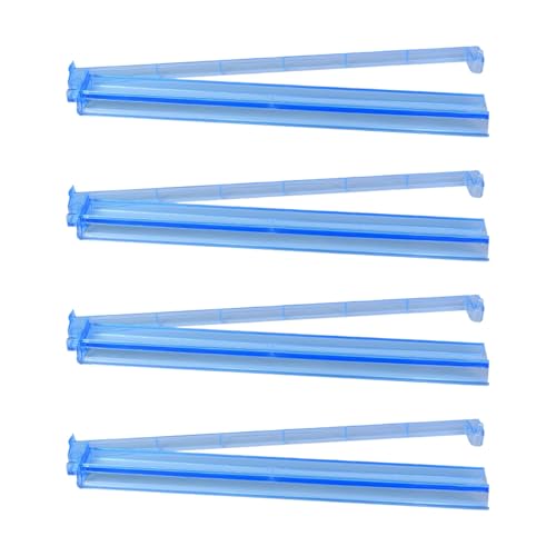 CHIZISX Moderne Mahjong-Racks mit Schieber, 4 Stück, Fliesen-Halter, Schiebe-Schubstangen, Amerika-Design, Heimgebrauch, Spielzubehör, Acryl-Fliesenhalter-Set von CHIZISX