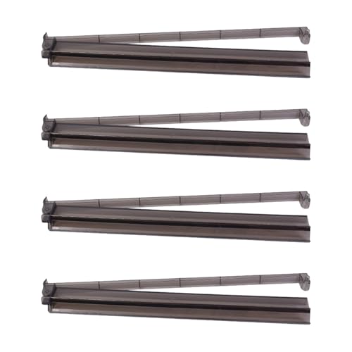 CHIZISX Moderne Mahjong-Racks mit Schieber, 4 Stück, Fliesen-Halter, Schiebe-Schubstangen, Amerika-Design, Heimgebrauch, Spielzubehör, Acryl-Fliesenhalter-Set von CHIZISX