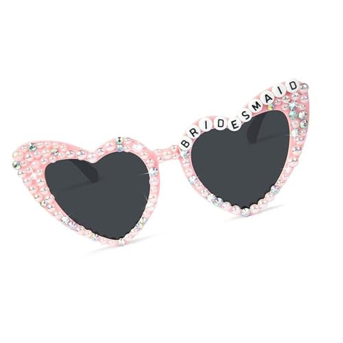 CHIZISX Partybrille Braut Party Sonnenbrille Damen Geburtstag Zubehör Foto Kostüm Requisiten CHIZISX Partybrille Braut Party Sonnenbrille Damen Geburtstag Zubehör Foto Kostüm Requisiten von CHIZISX