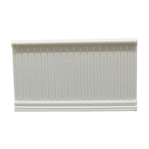 CHIZISX Puppenhaus Weiß Wainscot Wandpaneel Modell Display Wainscot 1:12 Modell Spielzeug Mädchen Puppenhäuser Pretend Play von CHIZISX