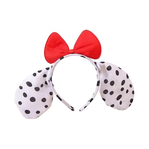 CHIZISX Stilvoller Welpenkopfschmuck, Bälle, Geburtstag, Dalmatiner, Kopfbedeckung, Halloween, gepunktet, bezaubernd, übergroße Kopfbedeckung CHIZISX Stilvoller Welpenkopfschmuck, Bälle, Geburtstag, Dalmatiner, Kopfbedeckung, Halloween, gepunktet, bezaubernd, übergroße Kopfbedeckung von CHIZISX