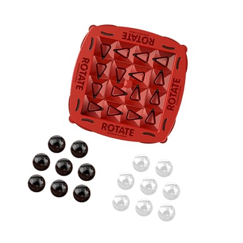 CHIZISX Track Logics Schachspiel Kids Kinderspielzeug 2 Player Fast Strategy Game Vier Bein Rotierendes Schachdesktop Spiel Dauer von CHIZISX