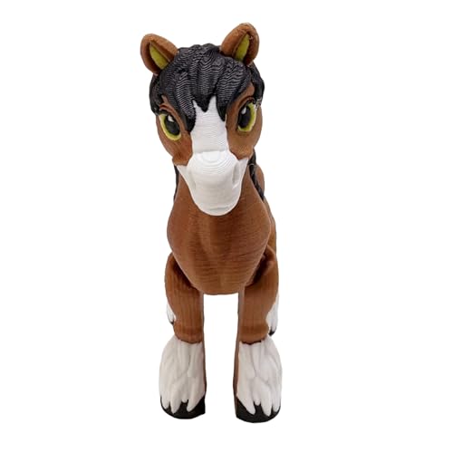 Gelegter Pferdemodellspielzeug Mit Beweglichen Gelenken Und Schwanzkollektoren Display & Schreibtisch Office Desk Horse Skulptur Gelegter Pferdemodellspielzeug Mit Beweglichen Gelenken Und Schwanzkollektoren Display & Schreibtisch Office Desk Horse Skulptur von CHIZISX
