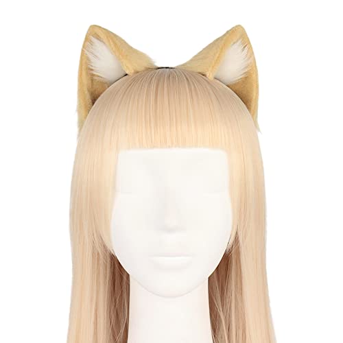 Haarreif mit Cartoon-Ohren, niedlich, Live-Übertragung, Haarhalter, Halloween-Party, Kostüm, Kopfbedeckung für Kinder, Frauen, schöne Cartoon-Tiere, Ohrform, dekorativ, niedlich, mehrfarbig von CHIZISX