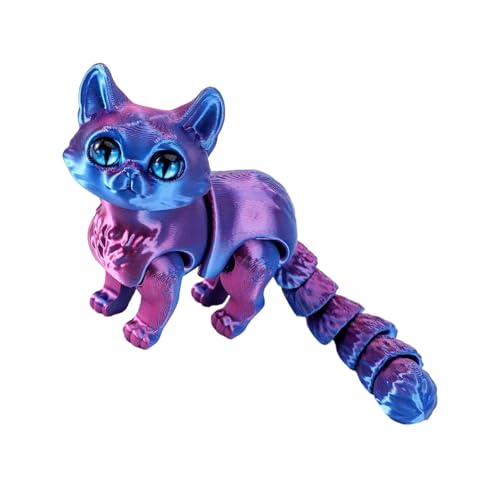 Metallic Kitten Zappets Spielzeug Flexible Stressabbau Figur Für Kinder Und Erwachsene Tragbares Artikuliertes Design von CHIZISX
