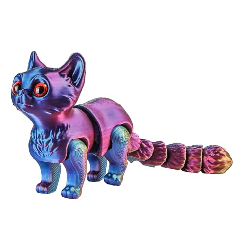 Metallic Kitten Zappets Spielzeug Flexible Stressabbau Figur Für Kinder Und Erwachsene Tragbares Artikuliertes Design von CHIZISX