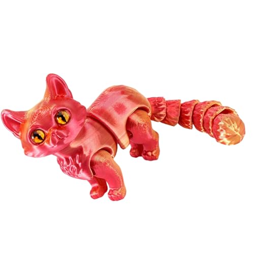 Metallic Kitten Zappets Spielzeug Flexible Stressabbau Figur Für Kinder Und Erwachsene Tragbares Artikuliertes Design von CHIZISX