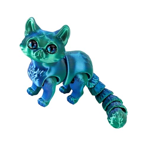 Metallic Kitten Zappets Spielzeug Flexible Stressabbau Figur Für Kinder Und Erwachsene Tragbares Artikuliertes Design von CHIZISX