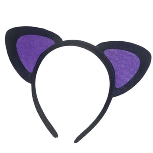 Stylischer Katzenohren-Haarreif für Cosplay, Party, Geburtstag, Feier, Versammlung, Kopfschmuck, Maskeraden, Haardekoration, Kinder-Tierohr-Haarspange von CHIZISX