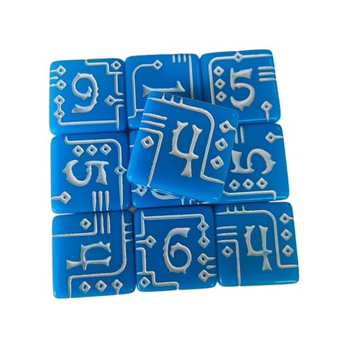 Taktile Acrylic Industrial Themed Number Dices von CHIZISX