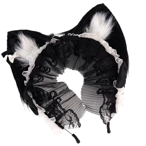 Weiches Plüsch-Katzenohr-Stirnband mit Schleife, modisches Haar-Accessoire, geeignet für Erwachsene und Kinder, Kostüme, Anime-Tierohr-Stirnbänder für Partys Weiches Plüsch-Katzenohr-Stirnband mit Schleife, modisches Haar-Accessoire, geeignet für Erwachsene und Kinder, Kostüme, Anime-Tierohr-Stirnbänder für Partys von CHIZISX