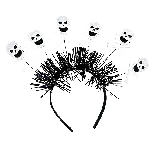Zartes Haarband mit Kunstblume und Totenkopf, dünne Seite, simulierte Form, Stirnband für Mädchen, Halloween, Halloween Zartes Haarband mit Kunstblume und Totenkopf, dünne Seite, simulierte Form, Stirnband für Mädchen, Halloween, Halloween von CHIZISX