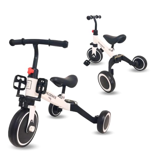 CHLOENCE - Dreirad für Kinder, 3 in 1, Balance-Dreirad, Fahrrad ohne Pedale, Kinderfahrrad 1-5 Jahre, CE-zertifiziert, verstellbarer Lenker, bequeme Lenkung, verstellbarer Sitz, Geschenk für Kinder CHLOENCE - Dreirad für Kinder, 3 in 1, Balance-Dreirad, Fahrrad ohne Pedale, Kinderfahrrad 1-5 Jahre, CE-zertifiziert, verstellbarer Lenker, bequeme Lenkung, verstellbarer Sitz, Geschenk für Kinder von CHLOENCE